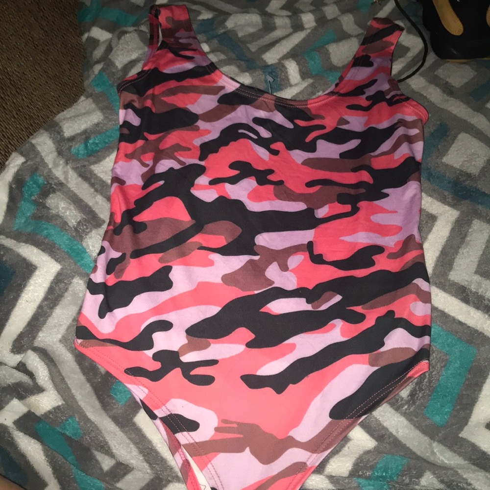 Camo bodysuit